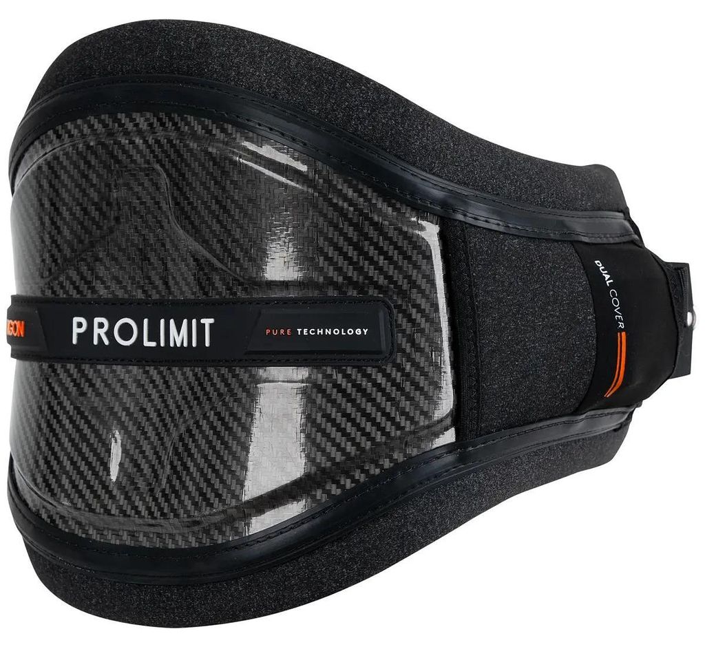 ProLimit Windsurf-Trapez von Argon Waist, schwarz/orange, Neopren, Größe 48/S