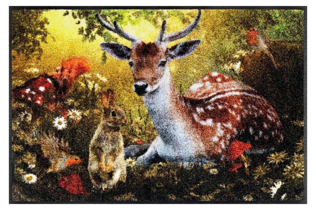 Fußmatte Forest Whisper 50x75 cm, für Innen- und Außenbereich, waschbar