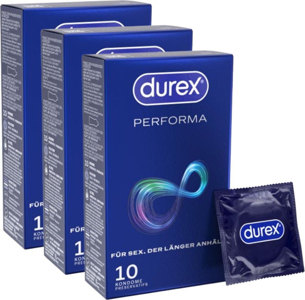 Durex Performa Kondome 3 x 10 Stück