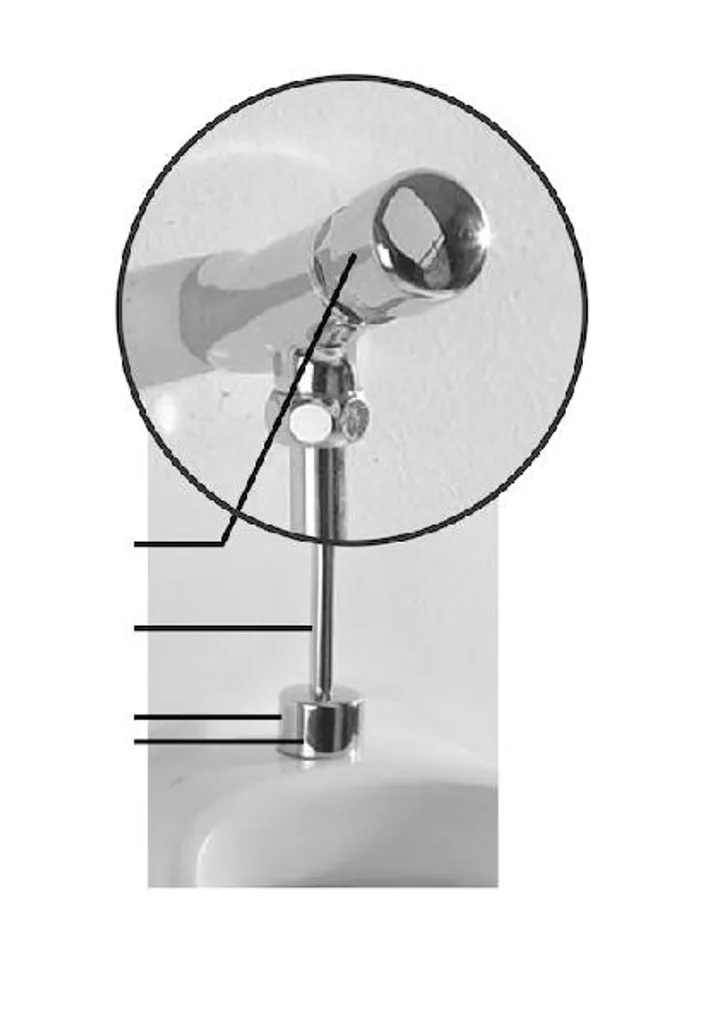 Jika H8948040000001 Miscelatore Scarico Orinatoio con Timer Cromo - Shop Online
