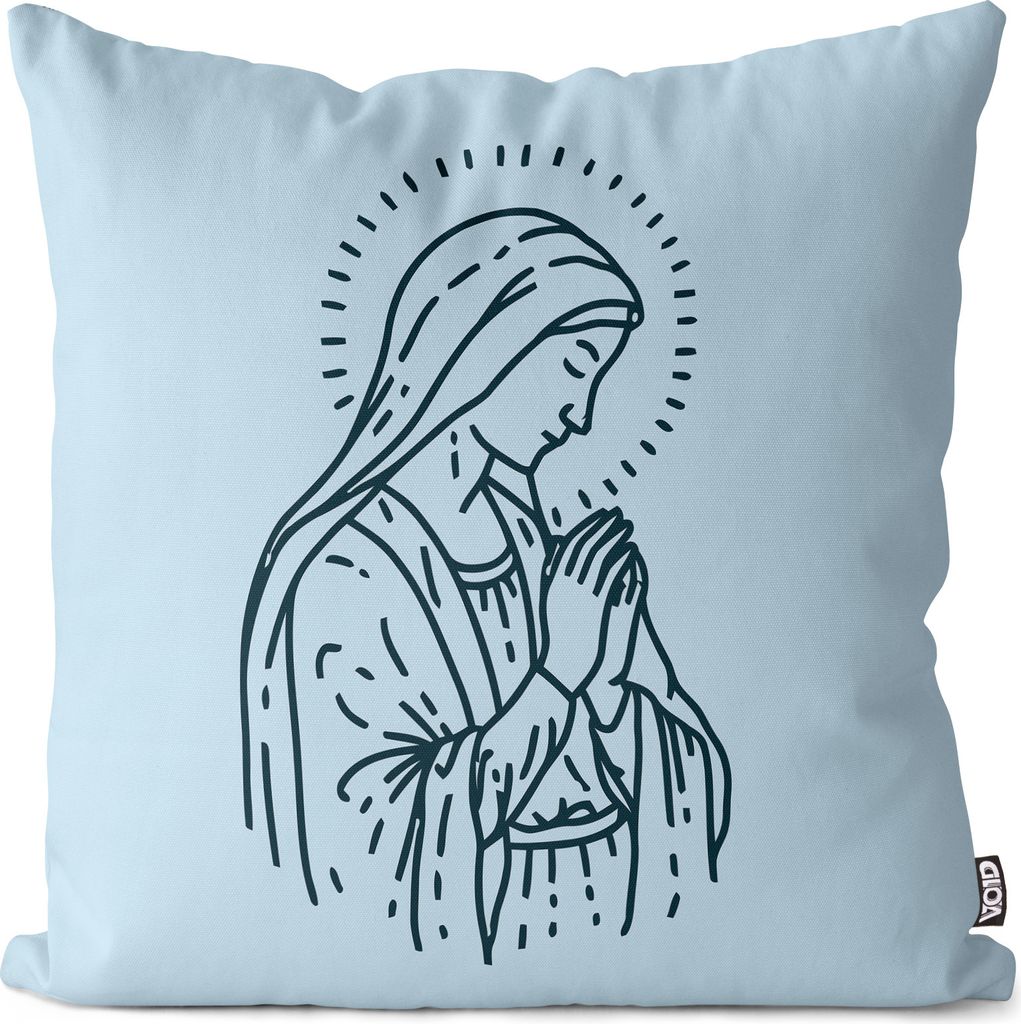 VOID Heilige Maria Bibel Kirche Kissenbezug Kissenhülle sofa couch wohnzimmer dekoration wasserfest Outdoor Garten Kissen bezug deko