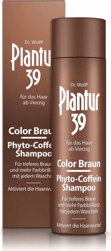 Plantur 39 Color Braun Phyto-Coffein-Shampoo 250 ml Zdjęcie produktu 4