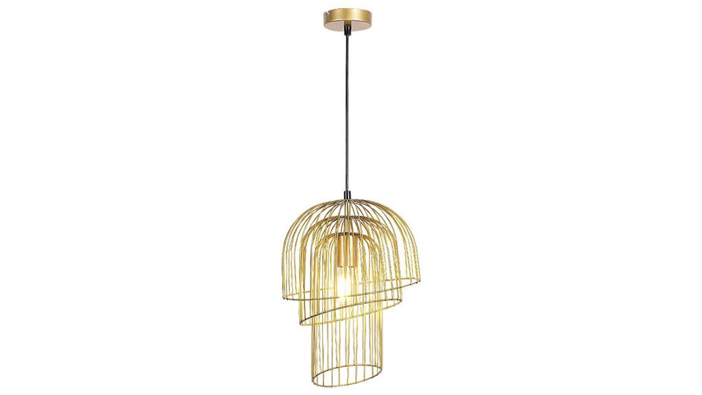 Rabalux 6228 Pendelleuchte 1 Spot Rowena, E27, gold, rund, Modern, ø280mm