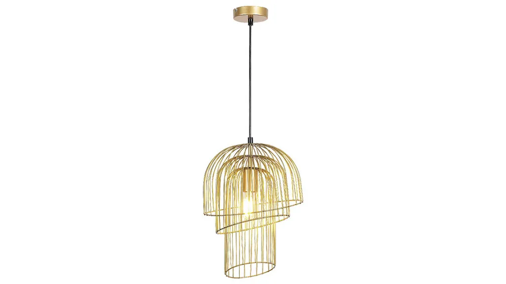 Lustre suspension design E27 coloris or Rowena 6228 de chez Rabalux