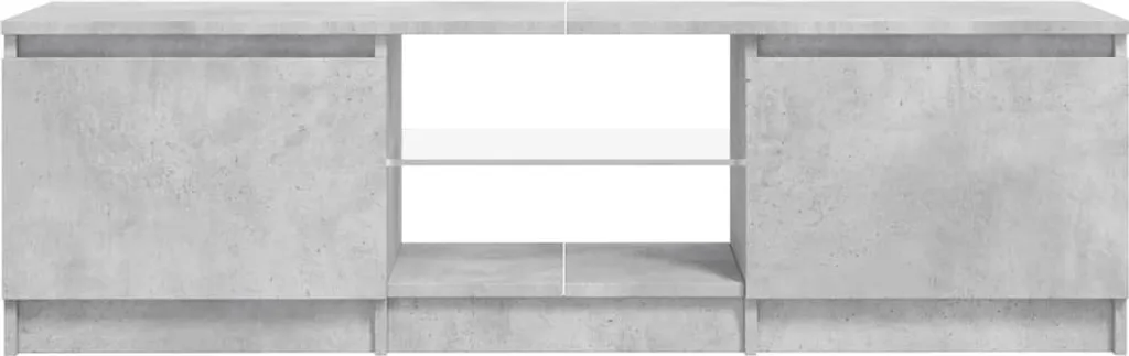 Mobile Porta TV con Luci LED RGB 120cm - Effetto Cemento Grigio Industrial - 21
