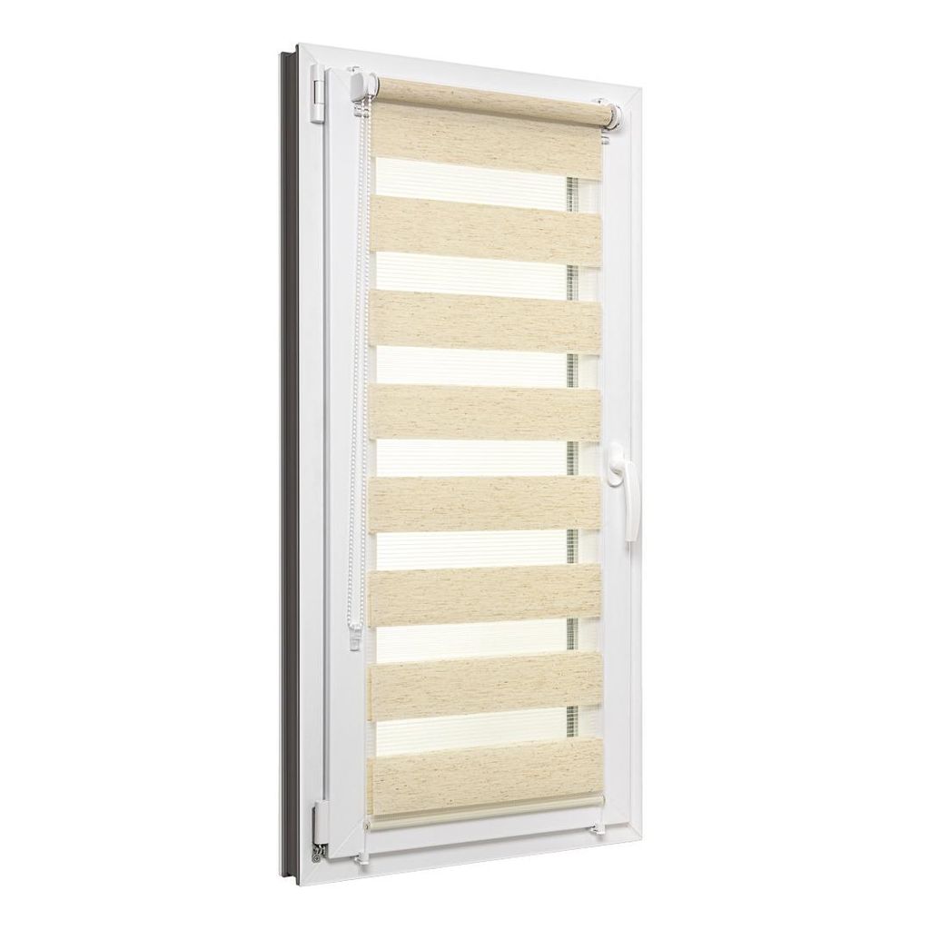 Roleta den a noc 50x150 cm, barva krémový melange, montáž Obrázek produktu 