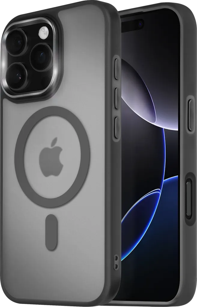 Avizar Custodia MagSafe iPhone 16 Pro Max Frost Nero | Protezione Top