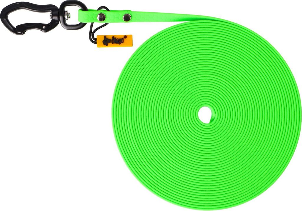 Dingo Hundeleine "FLEX" 1,6x10m grün ohne Griff