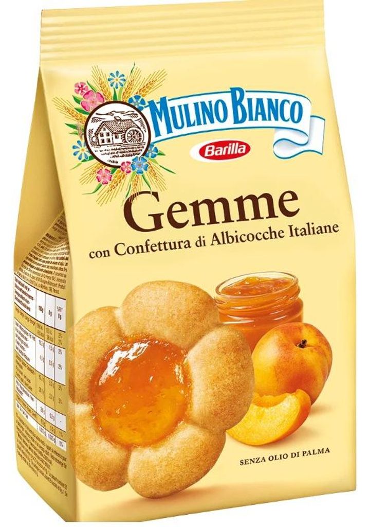 Mulino Bianco Gemme Albicocca/Aprikose 200 gr. Produktbild 