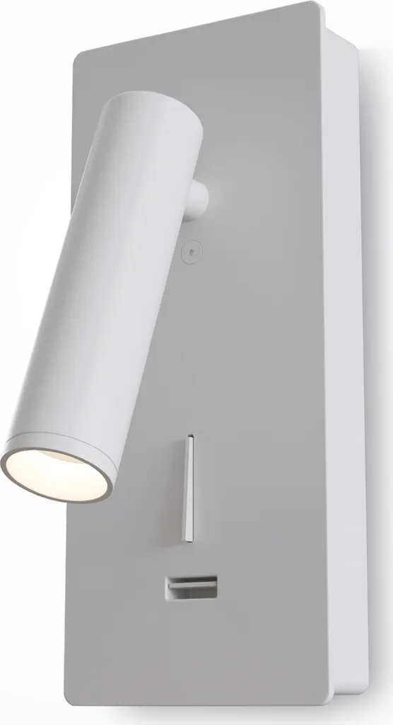 Liseuse Mirax Orientable USB Blanc avec Interrupteur LED 3000K 3W - 2