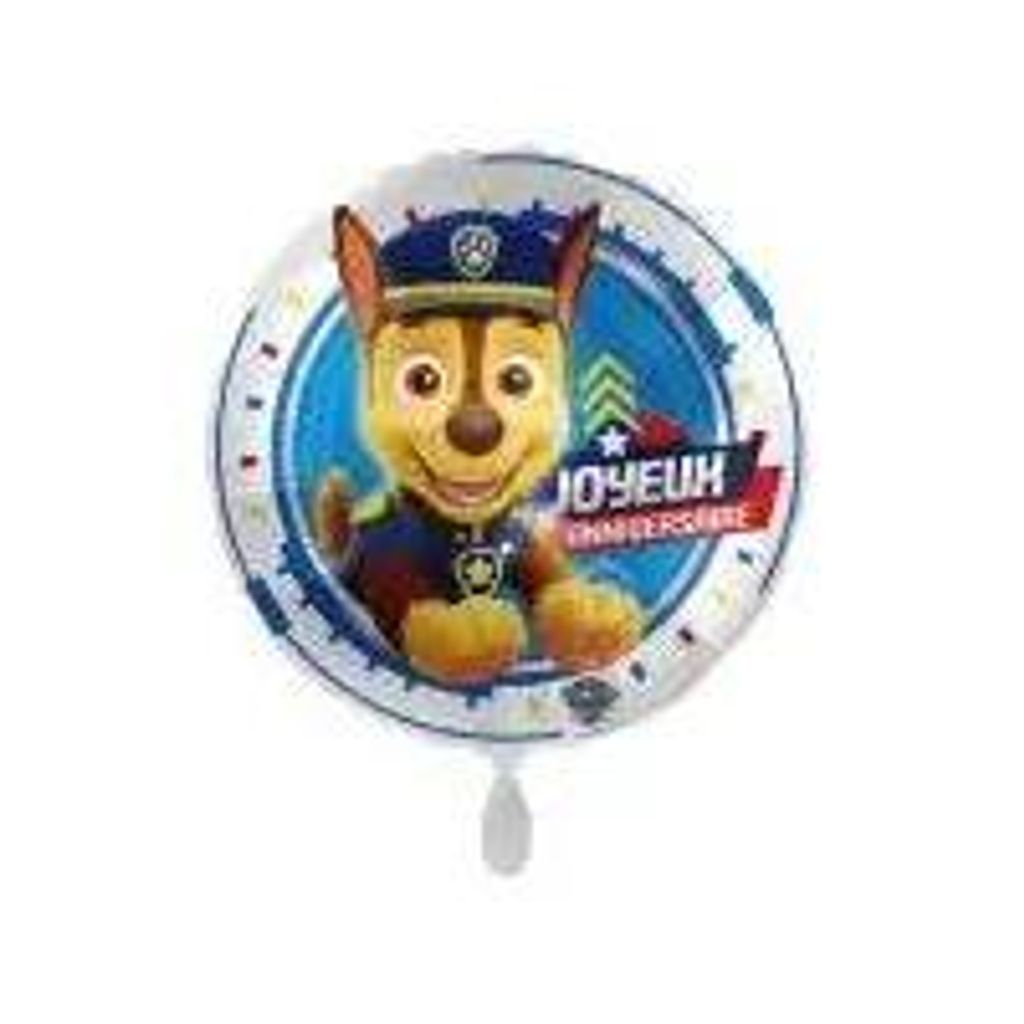 Riethmüller Standard PAWect Birthday with Chase Folienballon PL40 verpackt 43cm Sonstige