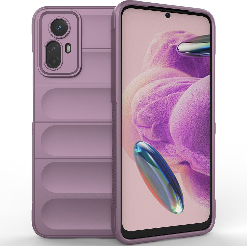 Handyhülle für Xiaomi Redmi Note 12S Weich TPU Silikon Stossfest Anti-rutsch Hülle Lila