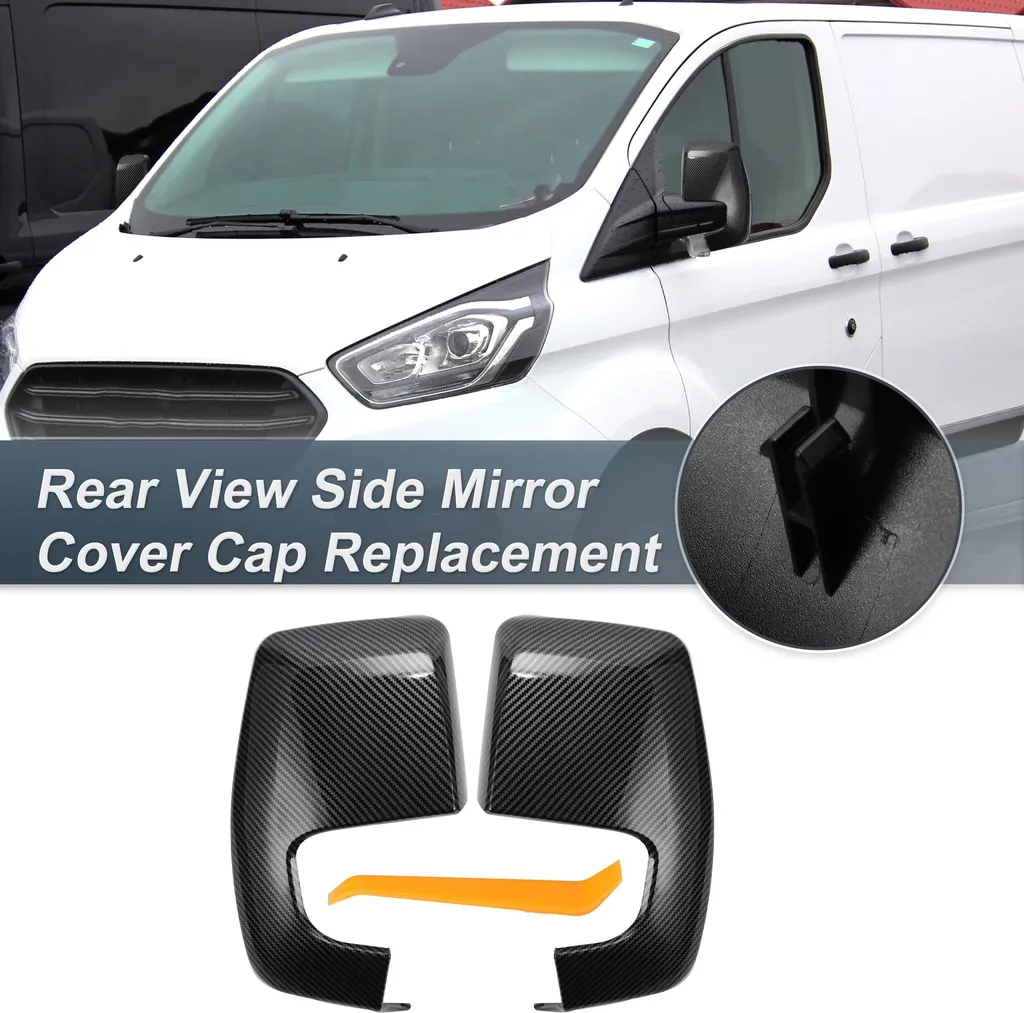 Coques de Rétroviseur Carbone pour Ford Transit Custom V362 2012-2023