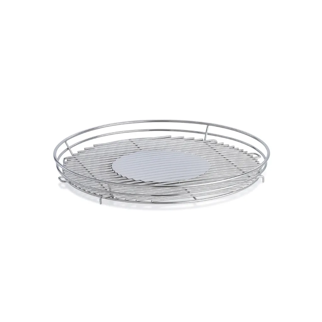 Grille de cuisson ronde en inox pour barbecue sans fumée LotusGrill XL