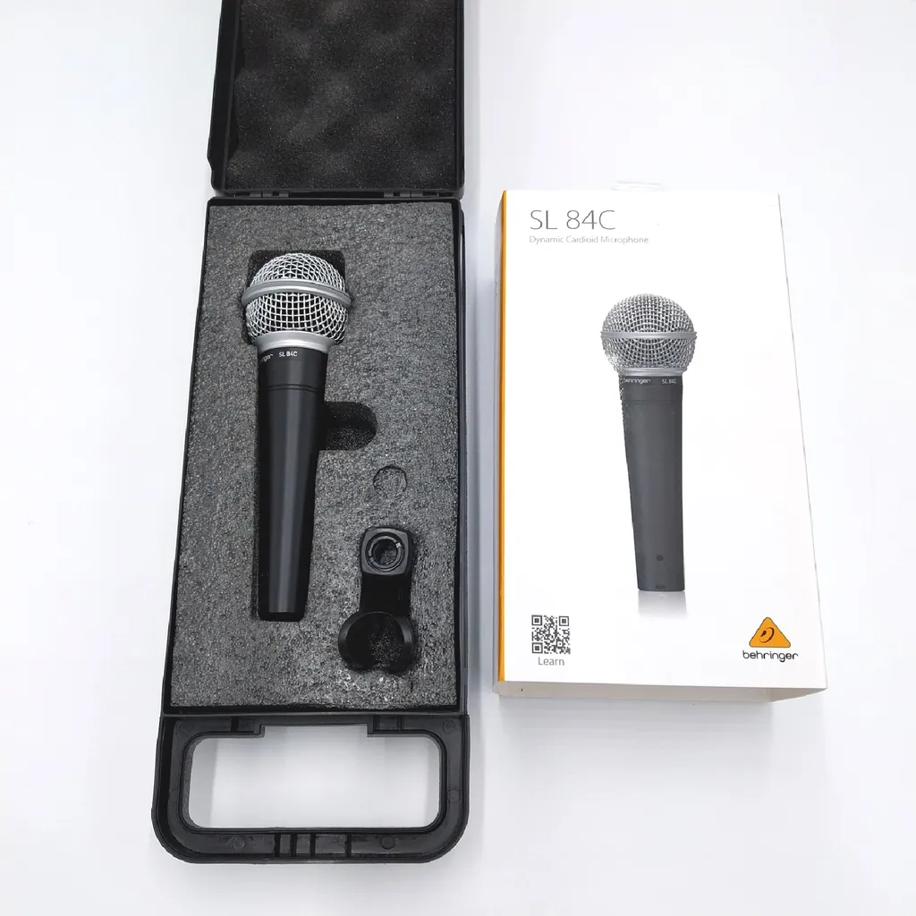 Micro de Chant Behringer SL 84C Dynamique Idéal pour Scène et Live