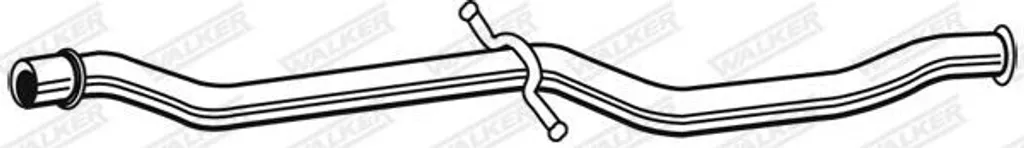 Tube d'échappement pour Citroën C5 I (DE) et C5 (DC) - Qualité WALKER