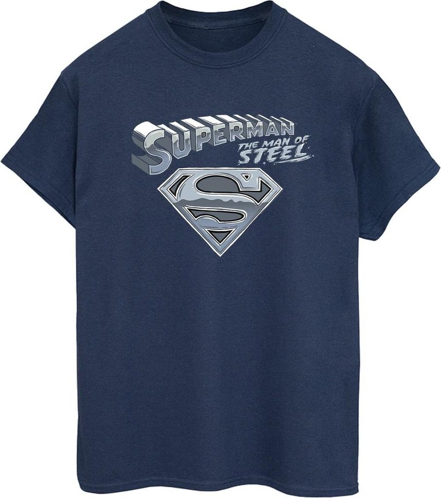 DC Comics - "The Man Of Steel" T-Shirt für Damen BI43877 (3XL) (Marineblau)