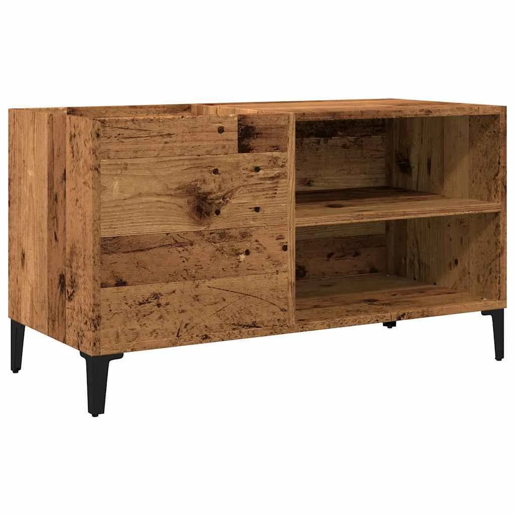 Mobile Vinile SYFAX 84,5cm Legno Antico Multistrato Stile Loft