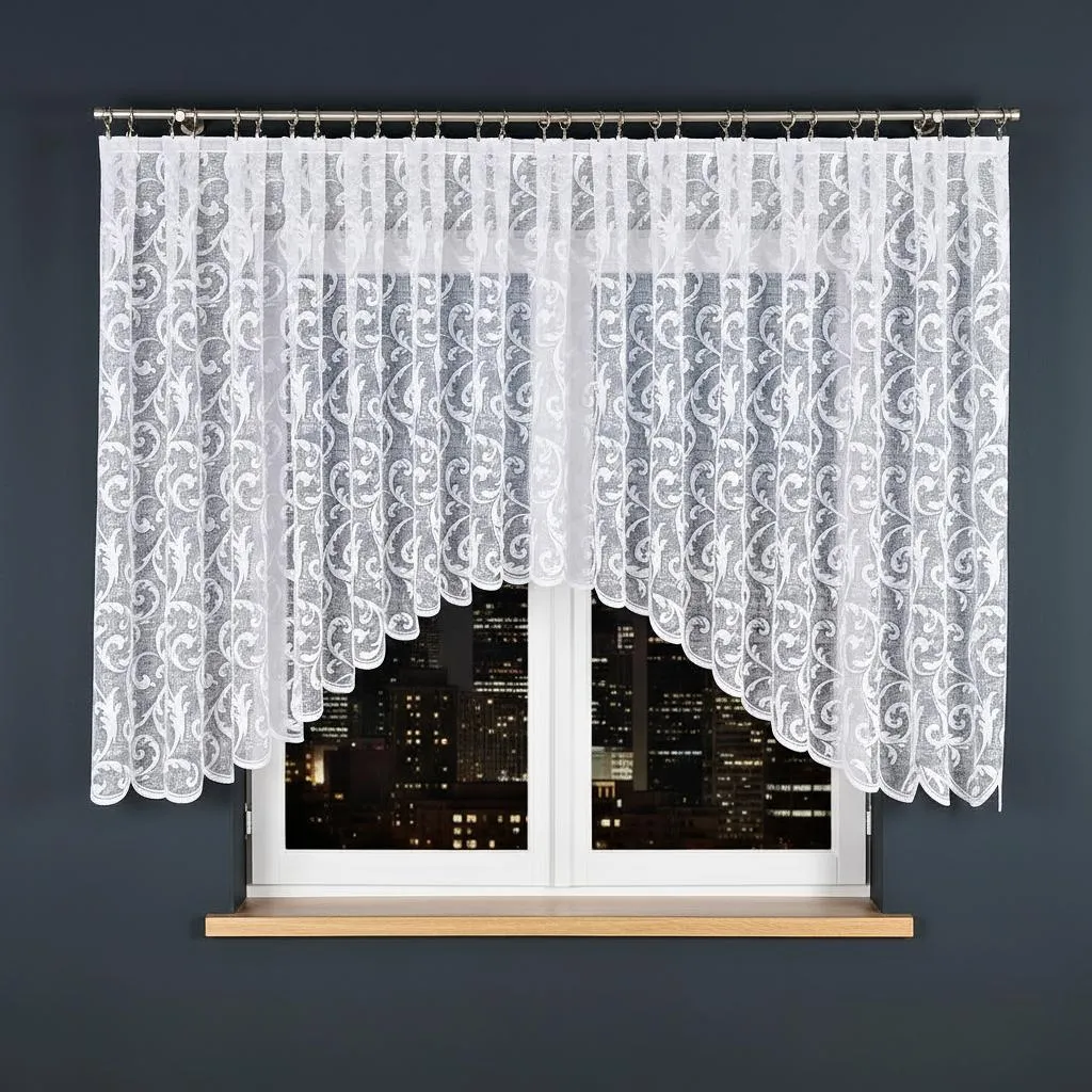 Tenda MyBestHome LEOKADIA Bianca 450x135 | Arredamento Moderno Living