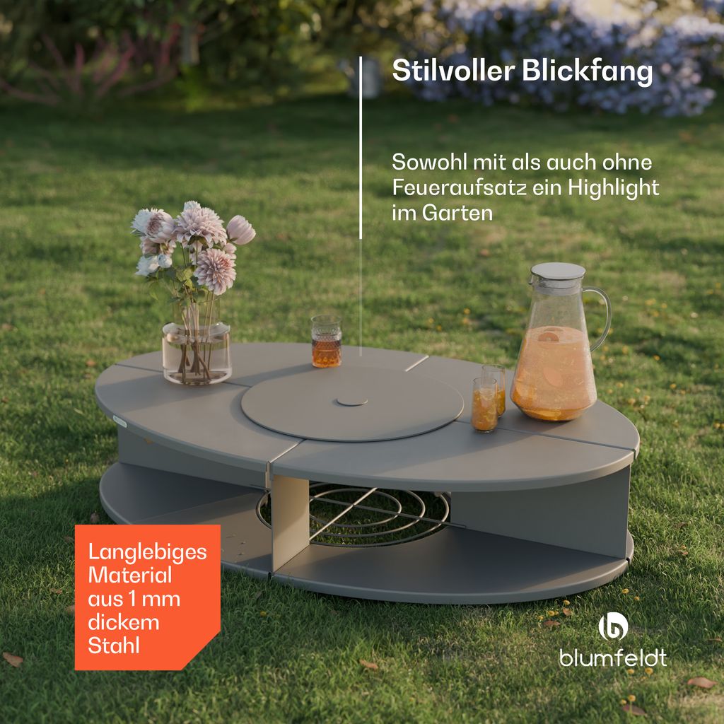 Blumfeldt Ebeko Feuerschale - 3-in-1 Feuerschale Mit Produktbild 4