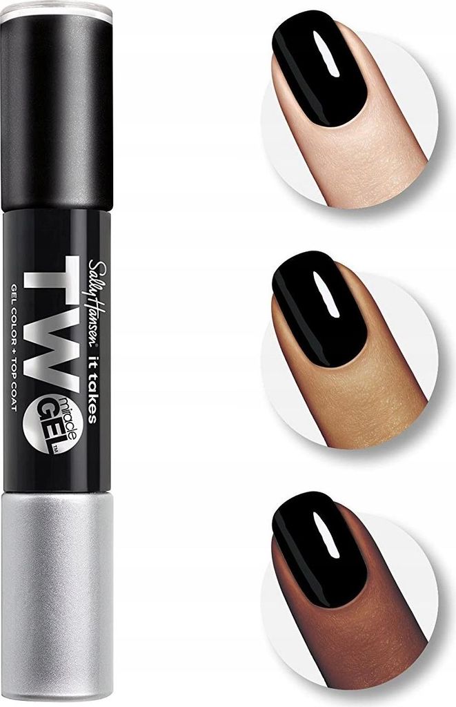 Sally Hansen Miracle 990 Onyx-Pected 7,5 ml Gel-Nagellack Produktbild 
