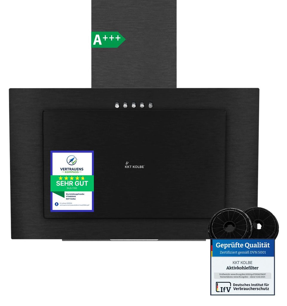 KKT KOLBE Dunstabzugshaube 60 cm Umluft Abluft Kopffrei Produktbild 