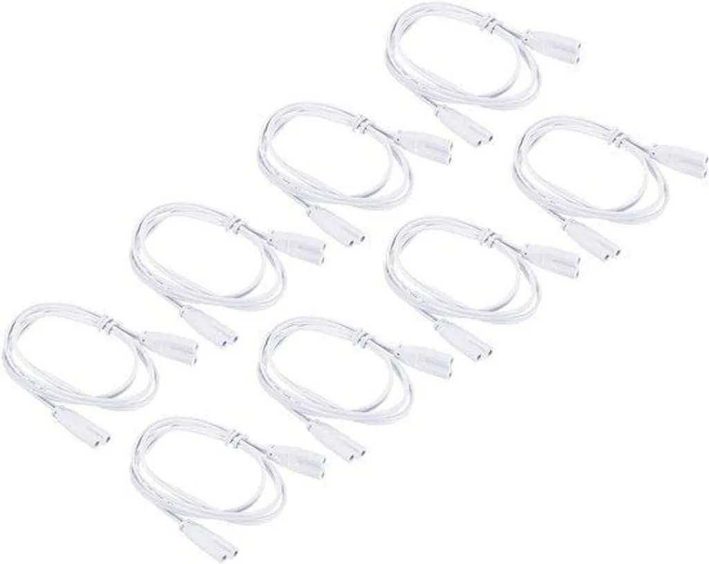 Câble de raccordement double pour réglette LED T5 et T8 - Longueur 80cm