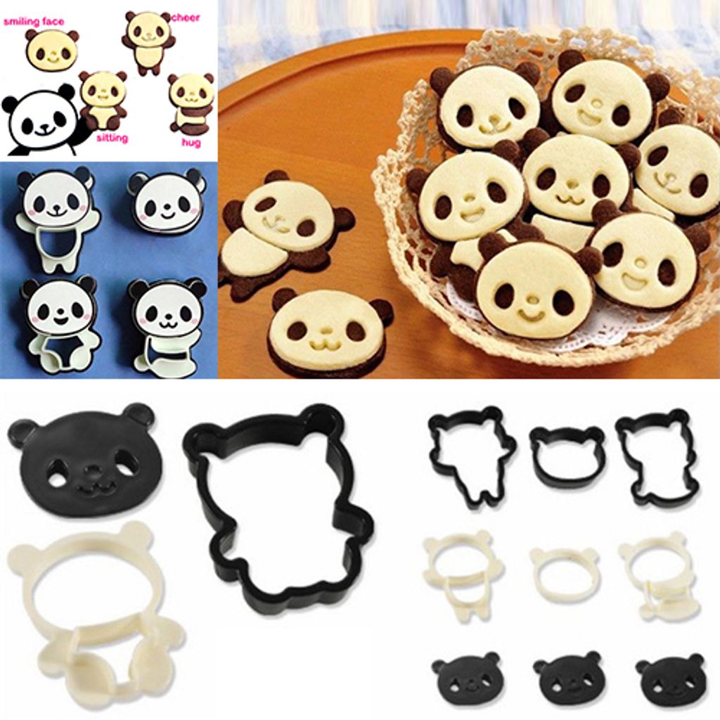 Cartoon süßer Panda -Kuchen -Keks Cuty Küche Dekoration Form Schimmelpilz Werkzeug