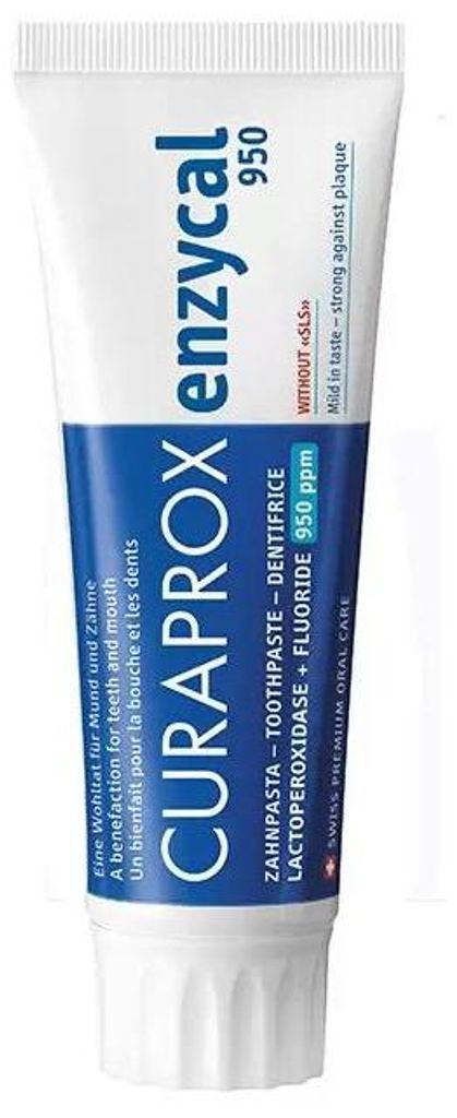 Curaprox 73320617, Zahnpasta gegen Zahnverfall, 75 ml, Produktbild 