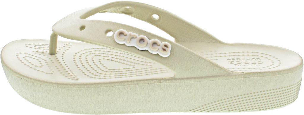 Crocs Classic Platform Flip 207714-2Y2 (39/40/bone) Produktbild 