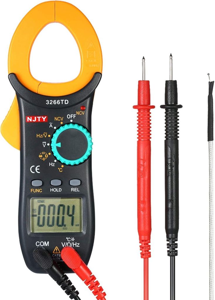 Digitales Zangenmessgerät – AC/DC 600 V & AC 400 A Produktbild 