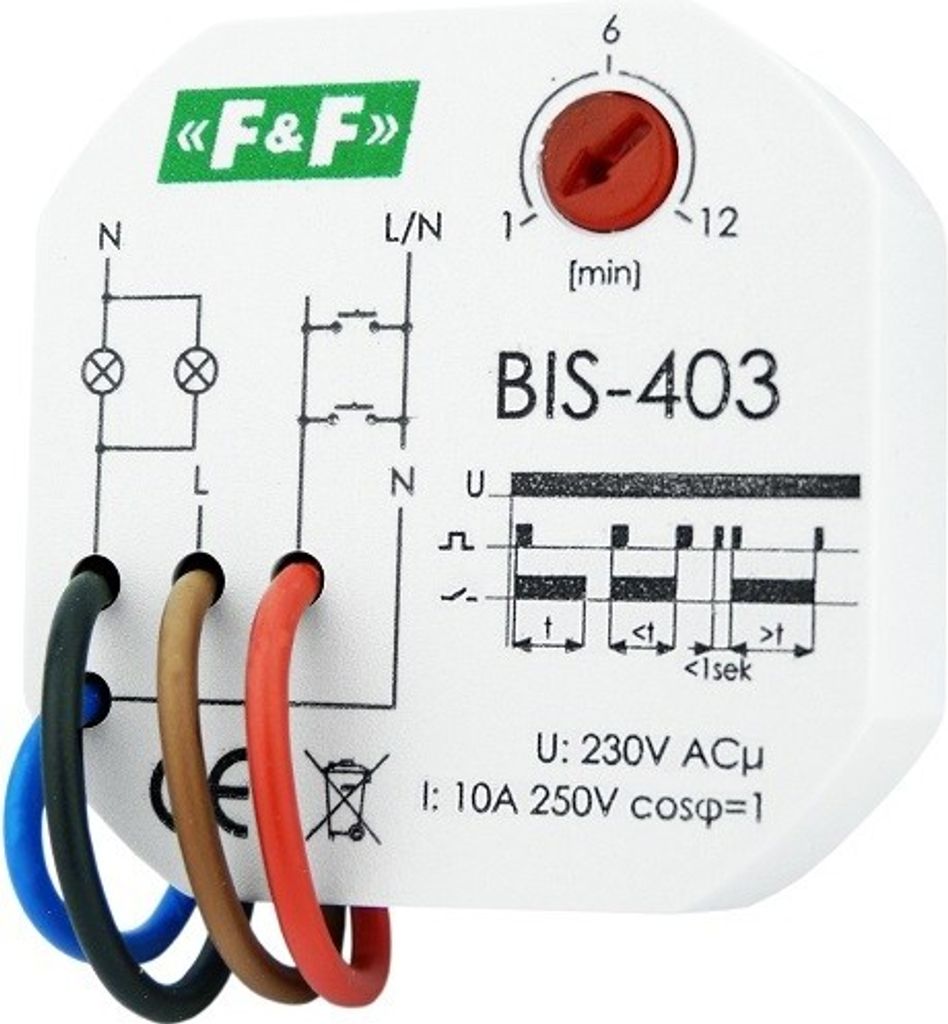 Stromstoßschalter Bistabile Relais Zeischalter Timer BIS-403 F&F