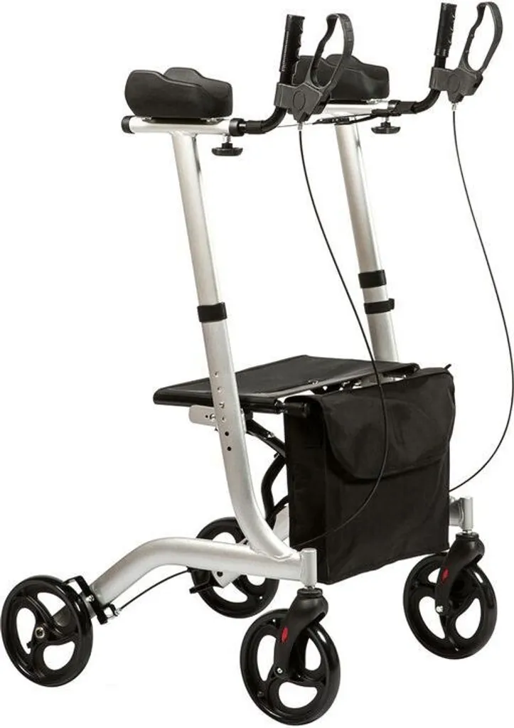 Rollateur léger pliable avec frein de stationnement - Modèle Ergo V1