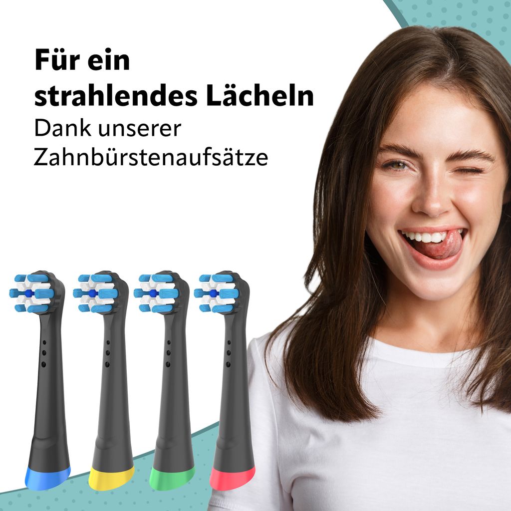 Aufsteckbürsten Kompatibel für Oral B IO Zahnbürsten (8er Produktbild 7