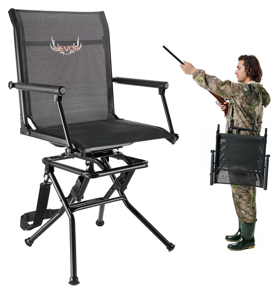 Silla plegable para camping y pesca, con reposabrazos, Imagen del producto 