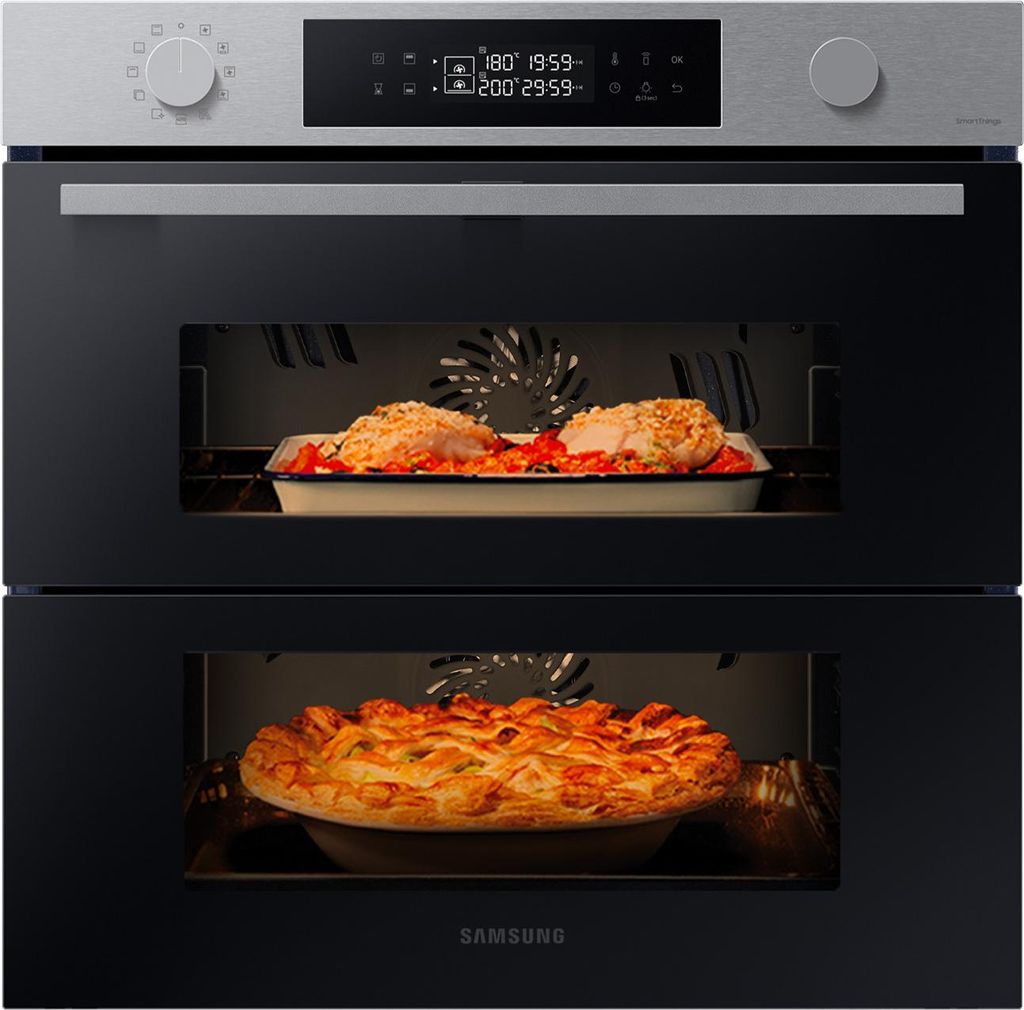 Samsung NV7B45403BS 76 l 2950 W A+ Schwarz, Edelstahl
