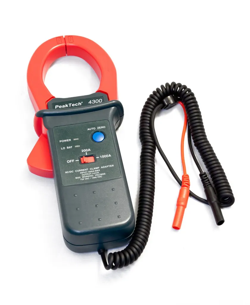 Mesurez 1000A sans Couper de Câble : Adaptateur PeakTech P 4300 4mm - 3