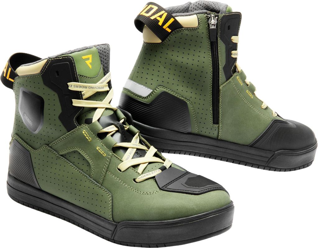 Rebelhorn Vandal 2 Motorrad Schuhe, oliv/orange, 42
