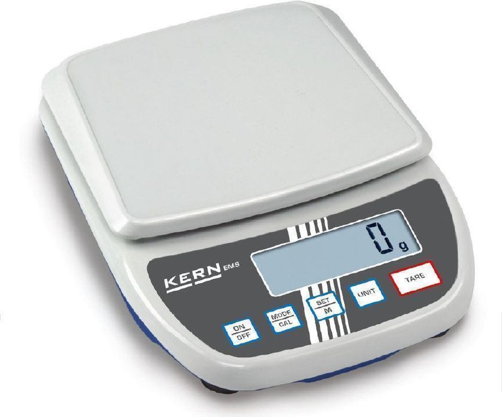 KERN & SOHN Schulwaage, Weiß, Kunststoff, LED, 200 mm, 280 Produktbild 