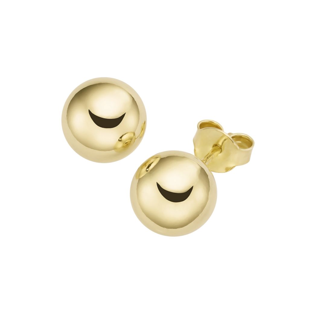 Ohrstecker Smart Jewel Kugeln, Silber 925 Gold 1 cm