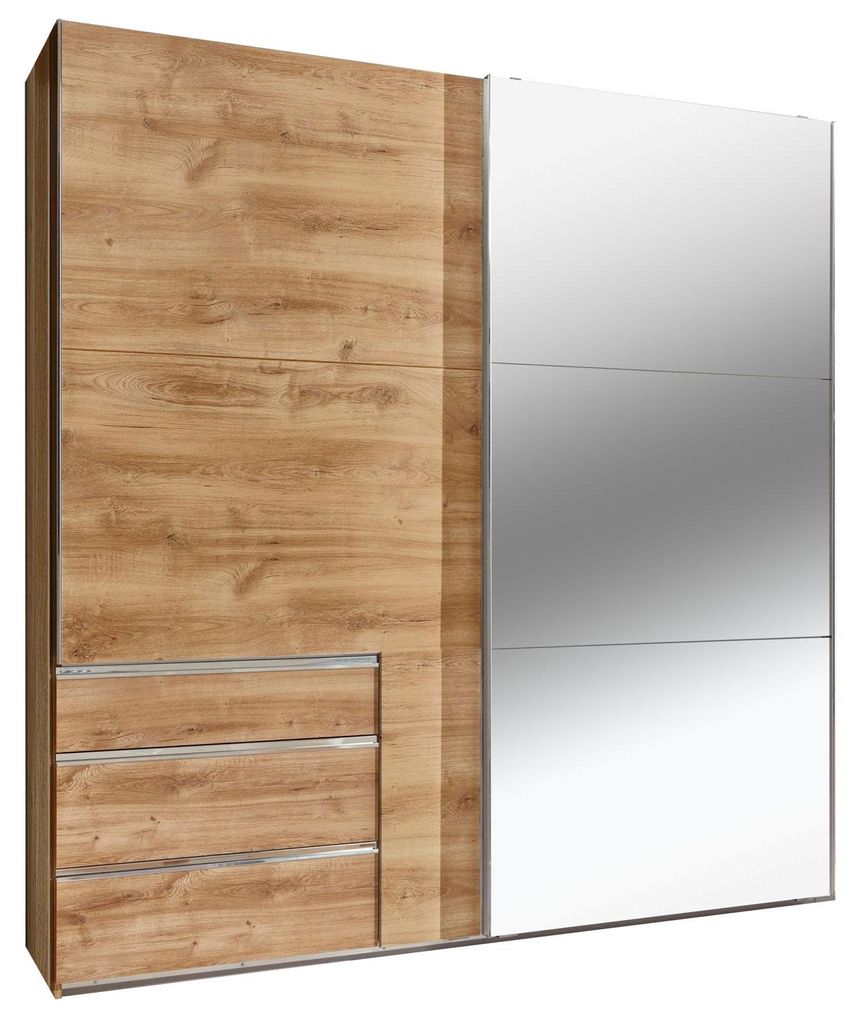 Schwebetürenschrank Level Kleiderschrank mit Spiegel Produktbild 