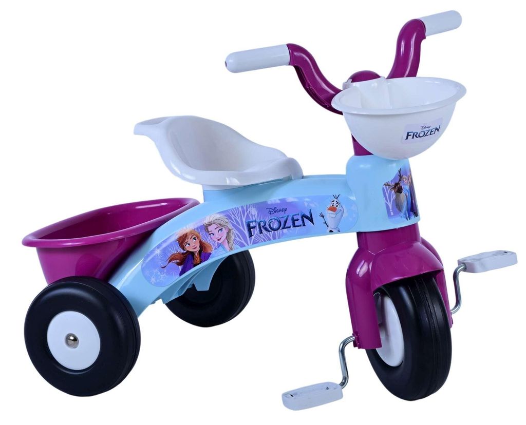 Tricycle Volare Disney Frozen pour fille en bleu - Idéal Image du produit 