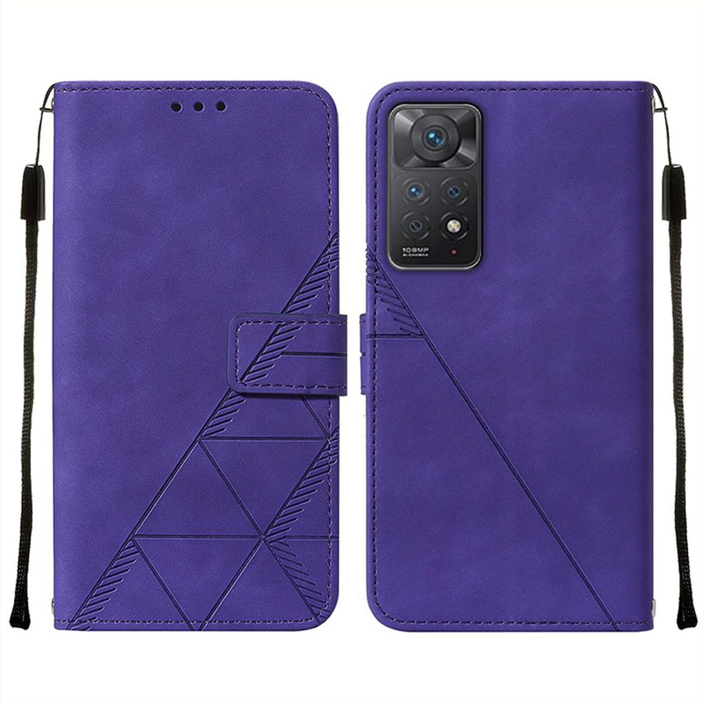 Redmi Note 11 Pro Hülle, Schlank Prägung Flip Leder Produktbild 