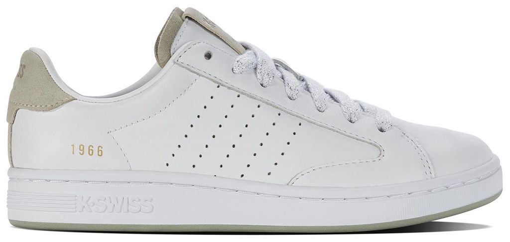 K-Swiss Damen Lozan Klub LTH Sneaker 97263-907-M White/AgathGrey, Schuhgröße:40 EU