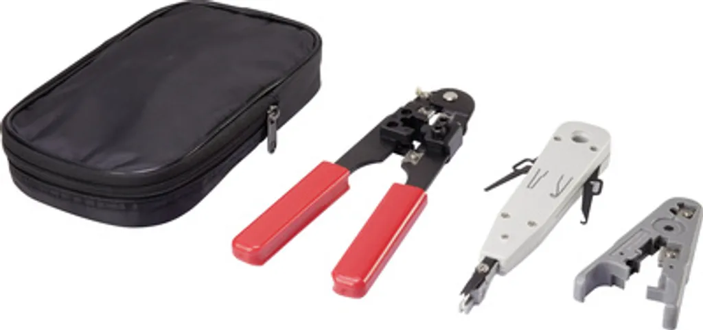 Renkforce RF-5047524 Kit d'outils réseau complet avec testeur de câbles