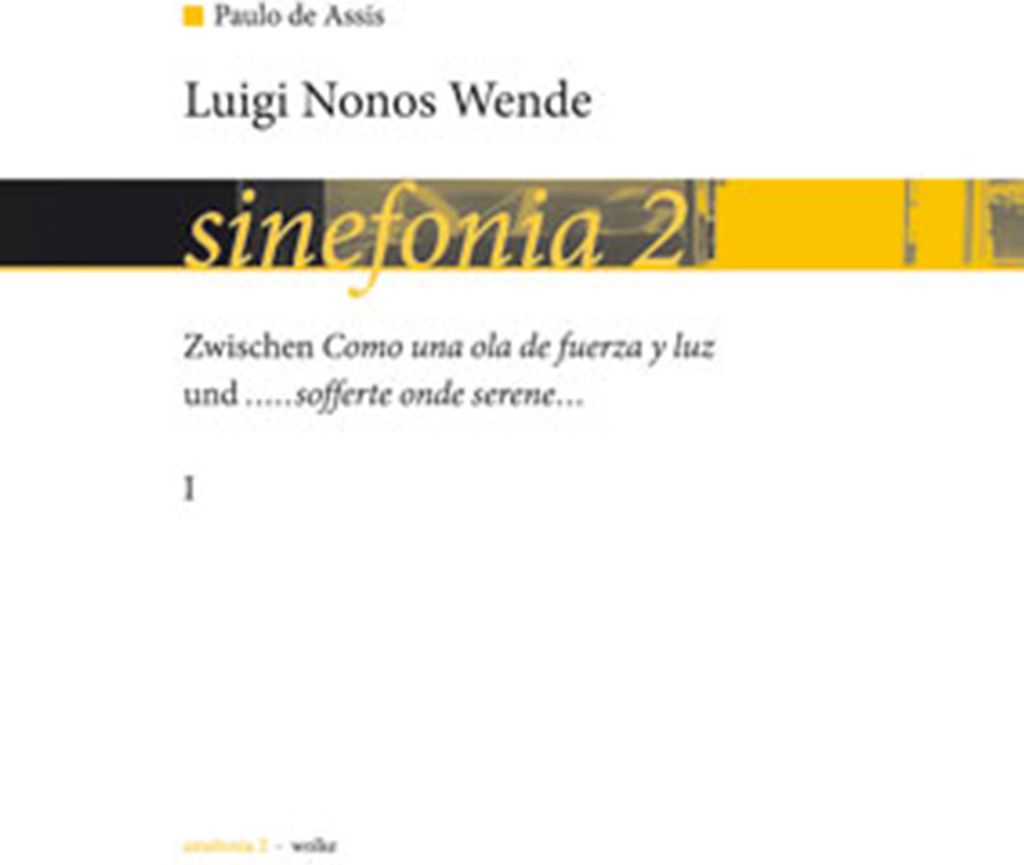 Luigi Nonos Wende - zwischen Como una ola de fuerza y luz und ...sofferte onde serene