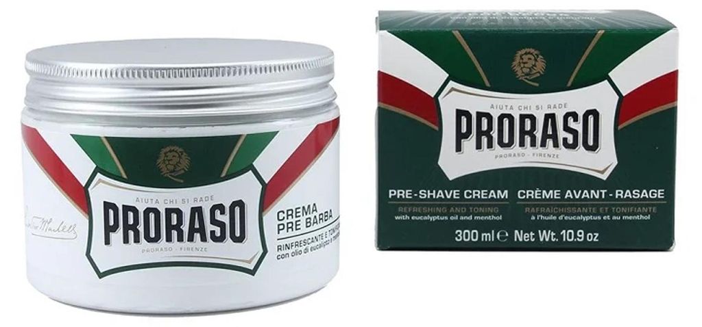 Crème avant-rasage Pre Barba Vaso Verde Rinfrescante 300 ml Image du produit 