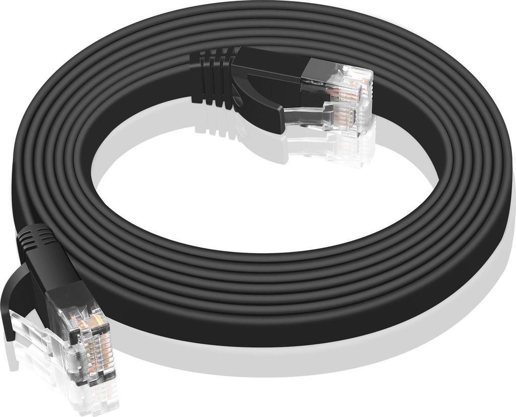 VERCO 5m CAT 6 sieťový kábel patch kábel plochý kábel RJ45 Obrázok produktu 