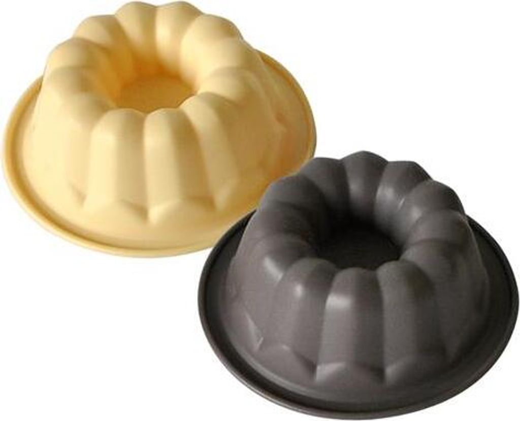 Mini-Bundt-Kuchenform, Silikon, 2 Stück Produktbild 