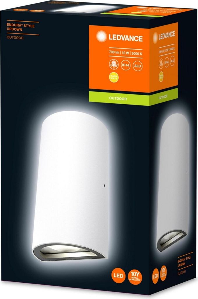 Ledvance Außenleuchte Endura Style Updown, weiß Up- & Produktbild 6